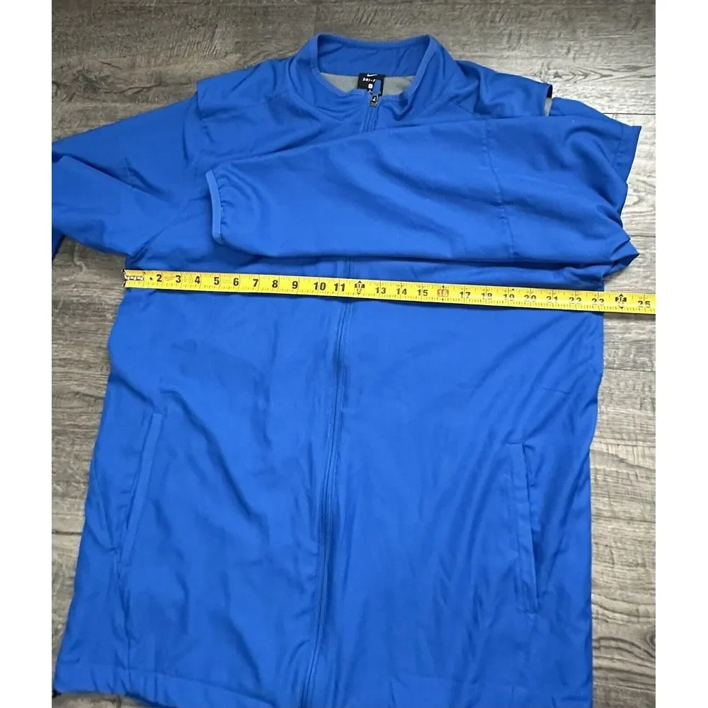 Nike United States Team USA Parapan AM Warm Up Polyester Blue Drifit Jacket Sz L
